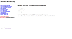 Desktop Screenshot of internet-marketing.es
